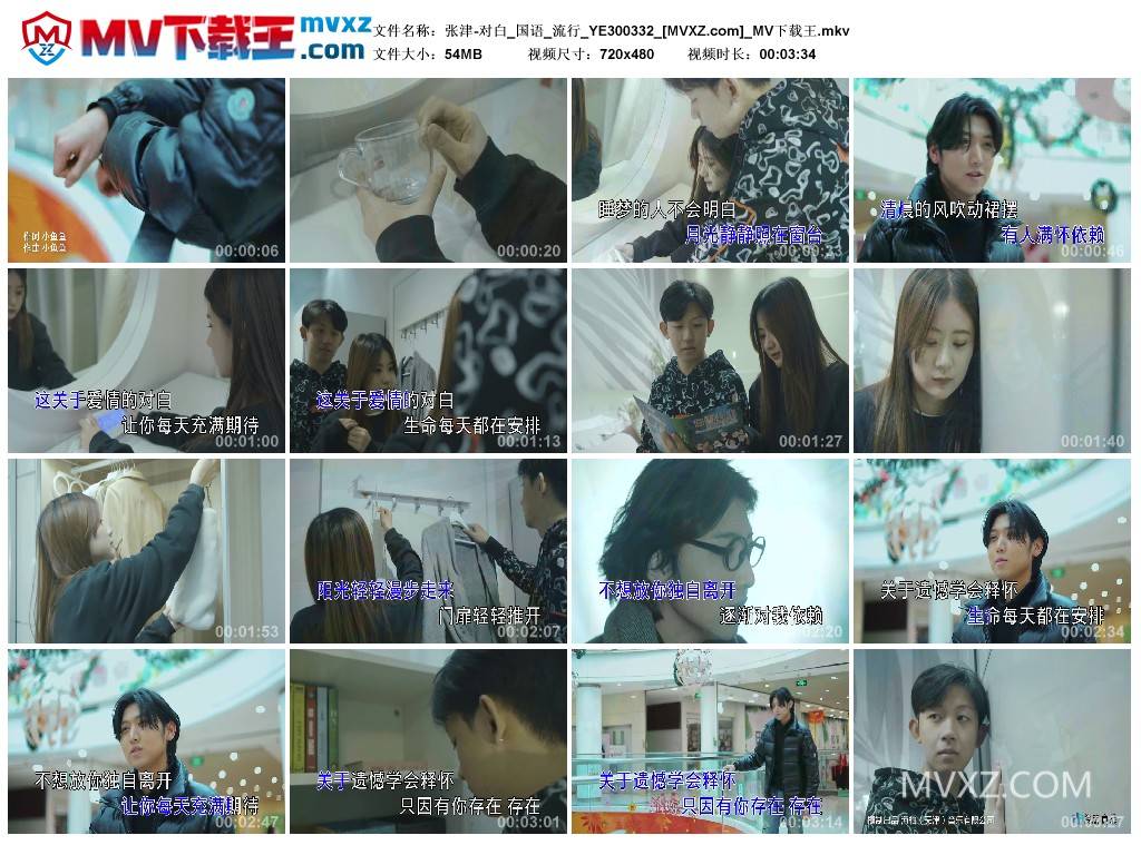 张津-对白_国语_流行_YE300332